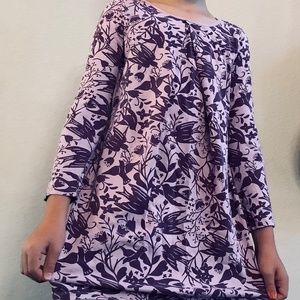 Tea Collection Leafy Dress With Birds